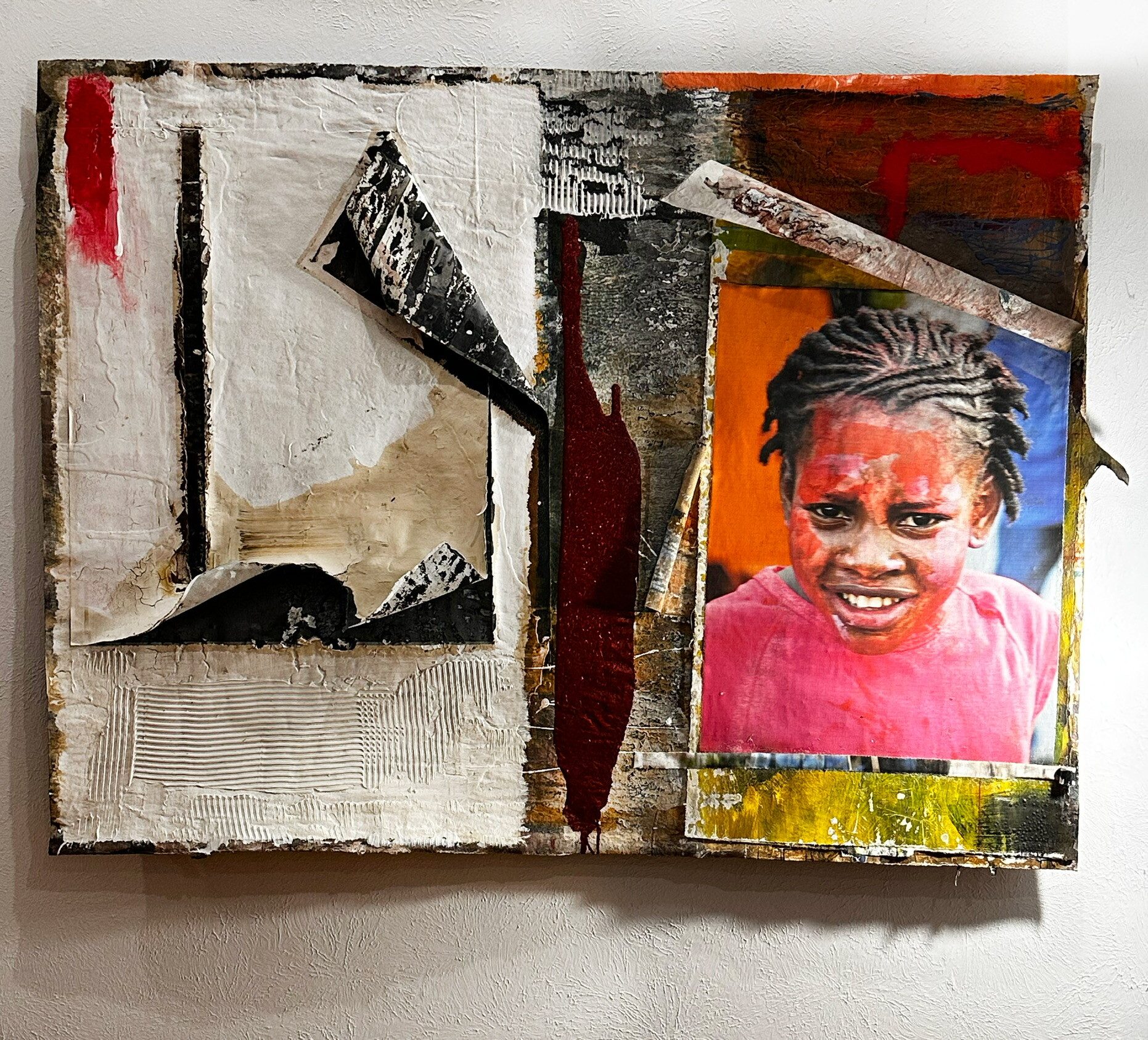 Eye See You, mixed media work by Brian Walker