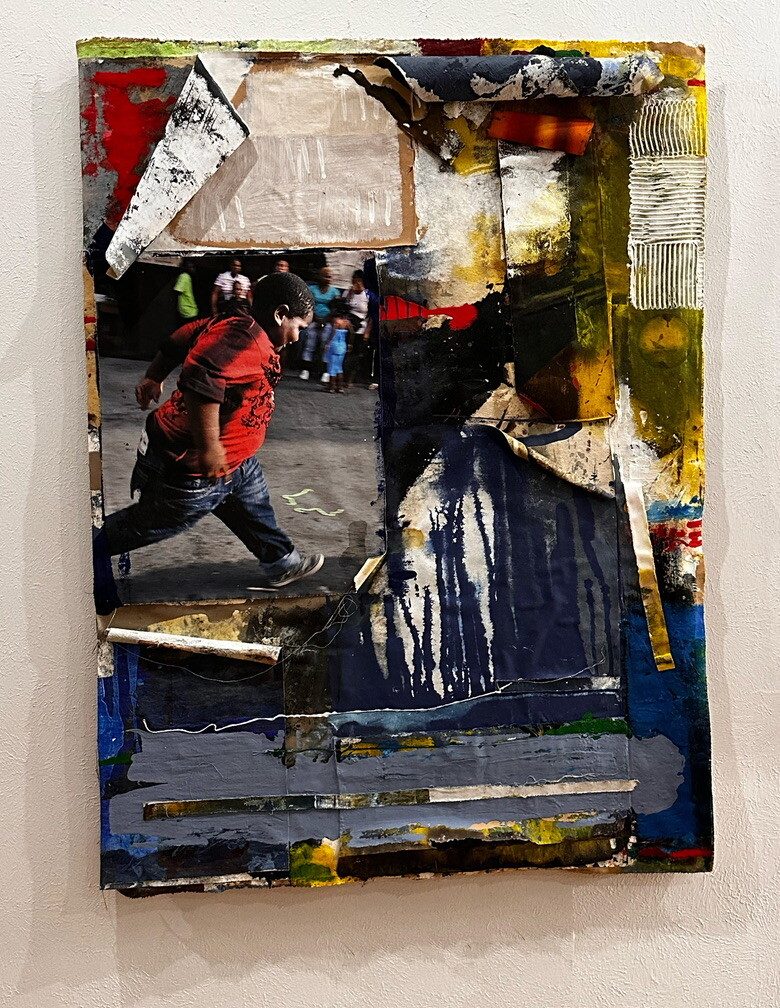 Keep on Push&rsquo;n, mixed media work by Brian Walker