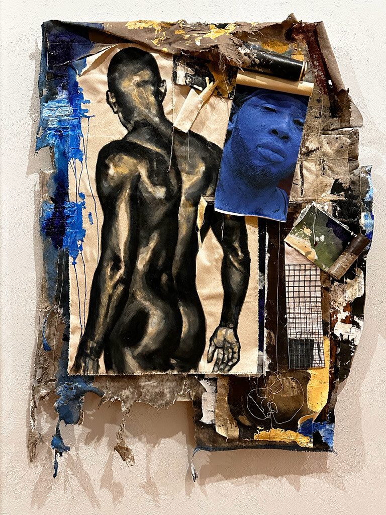 My Brother&rsquo;s Keeper, mixed media work by Brian Walker