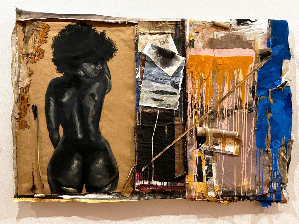 Black Betty, mixed media work by Brian Walker