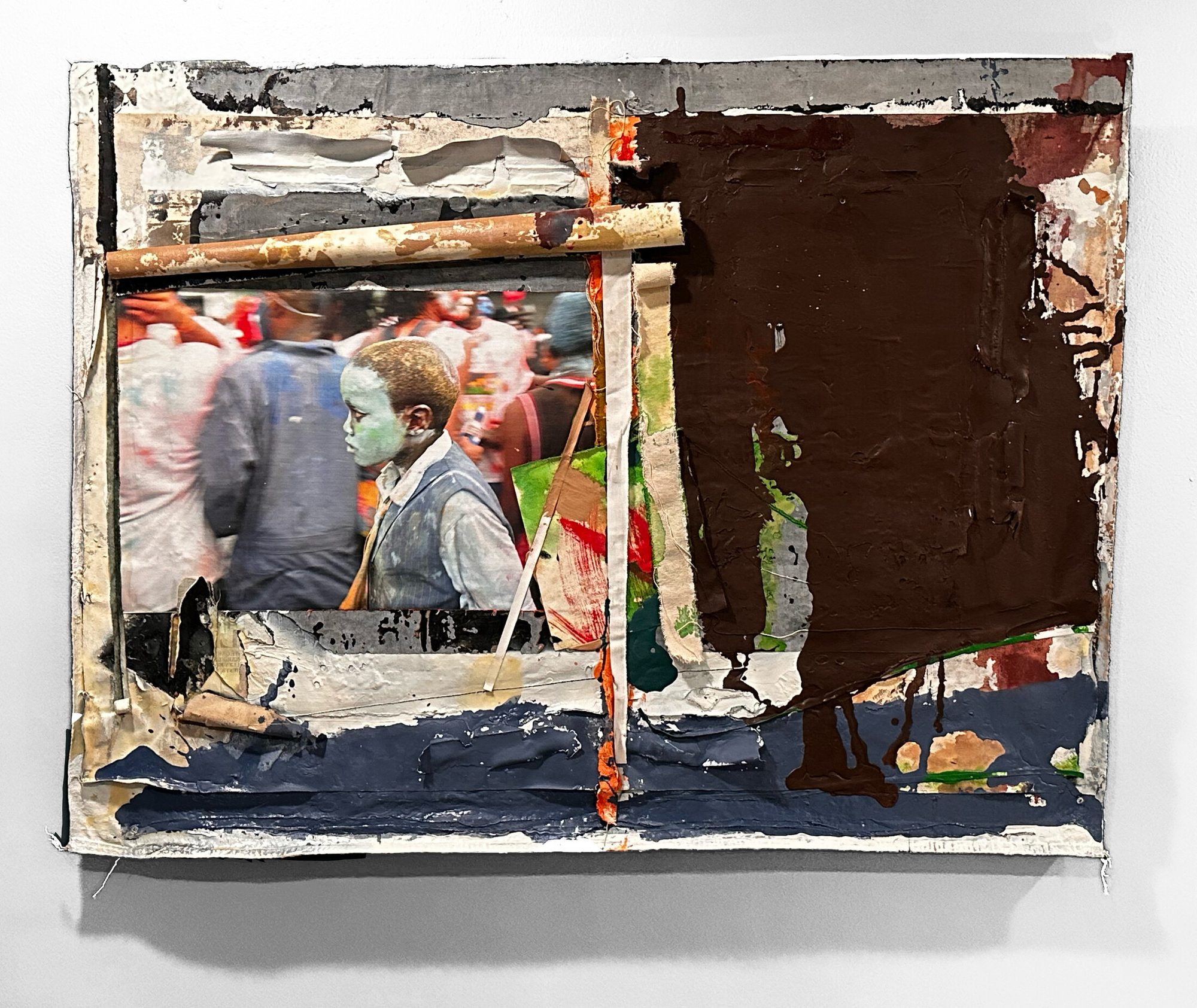 Chasing a Dream That I Ain&rsquo;t Dreamed Yet, mixed media work by Brian Walker