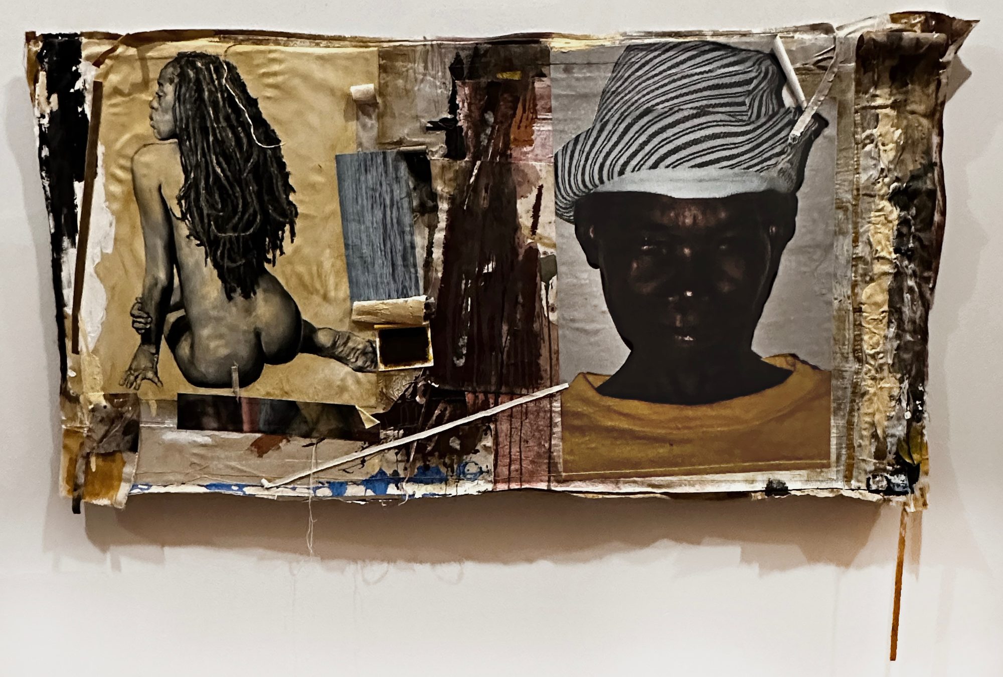 Knowledge, Wisdom and Understanding, mixed media work by Brian Walker