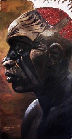 People of Color Series #1, painting by Brian Walker