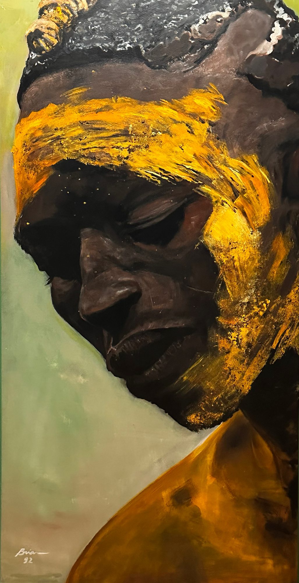 People of Color Series #2, painting by Brian Walker