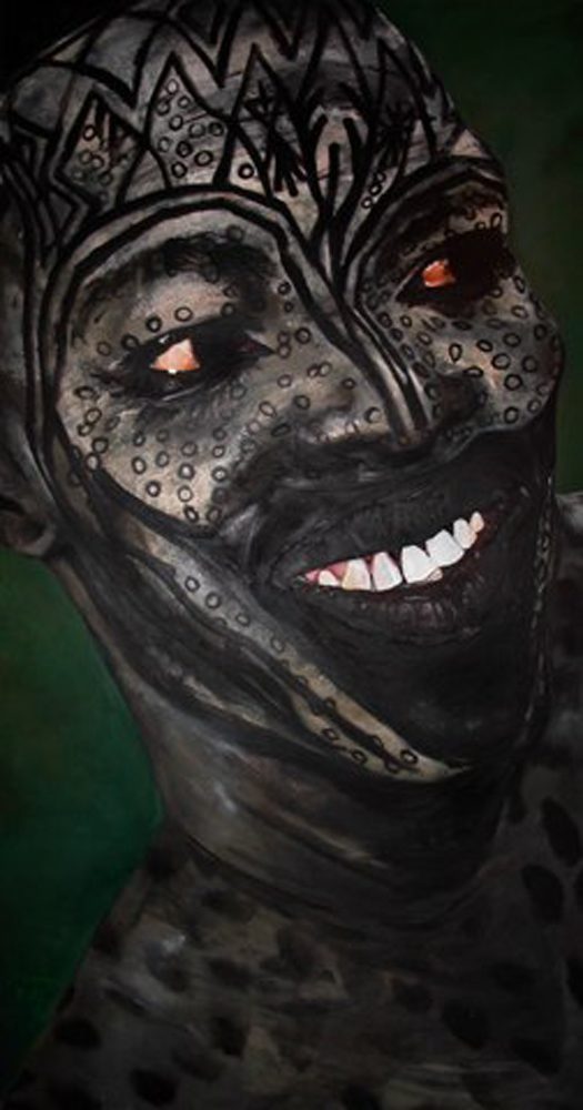 People of Color Series #5, painting by Brian Walker