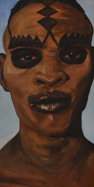People of Color Series #6, painting by Brian Walker