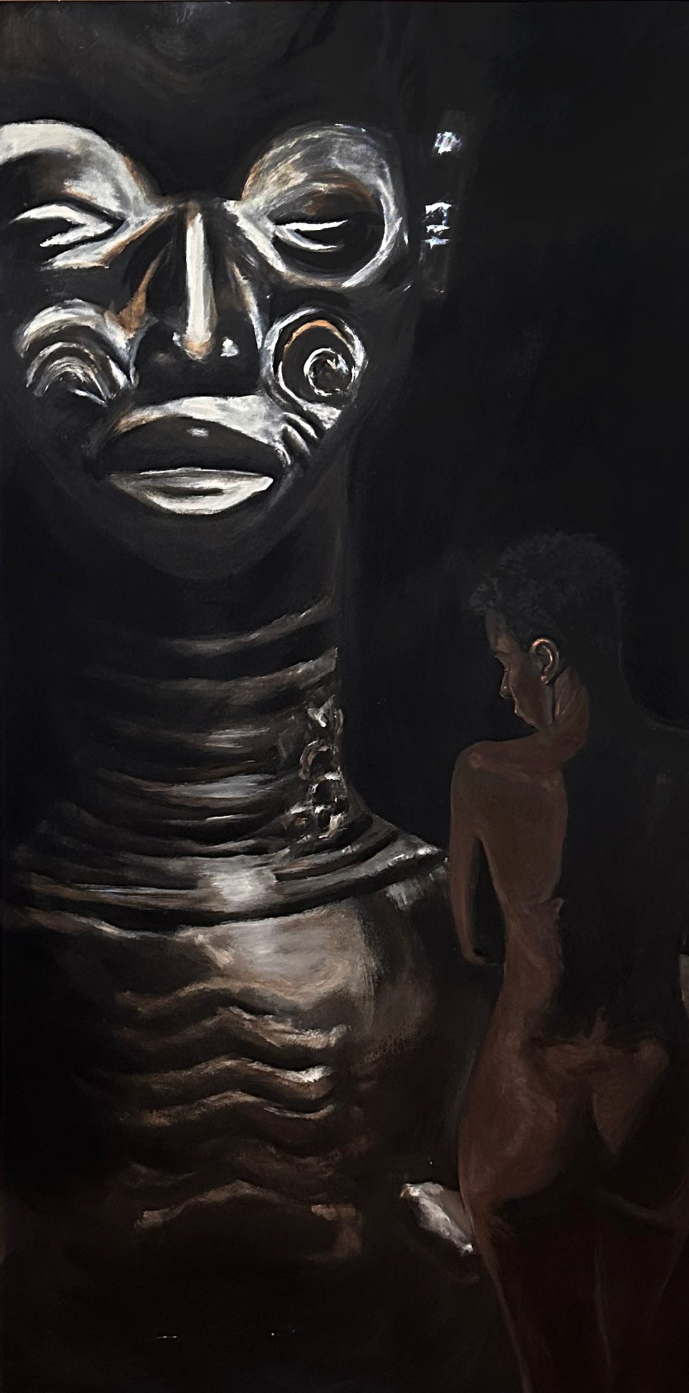 Bena Lulua, painting by Brian Walker