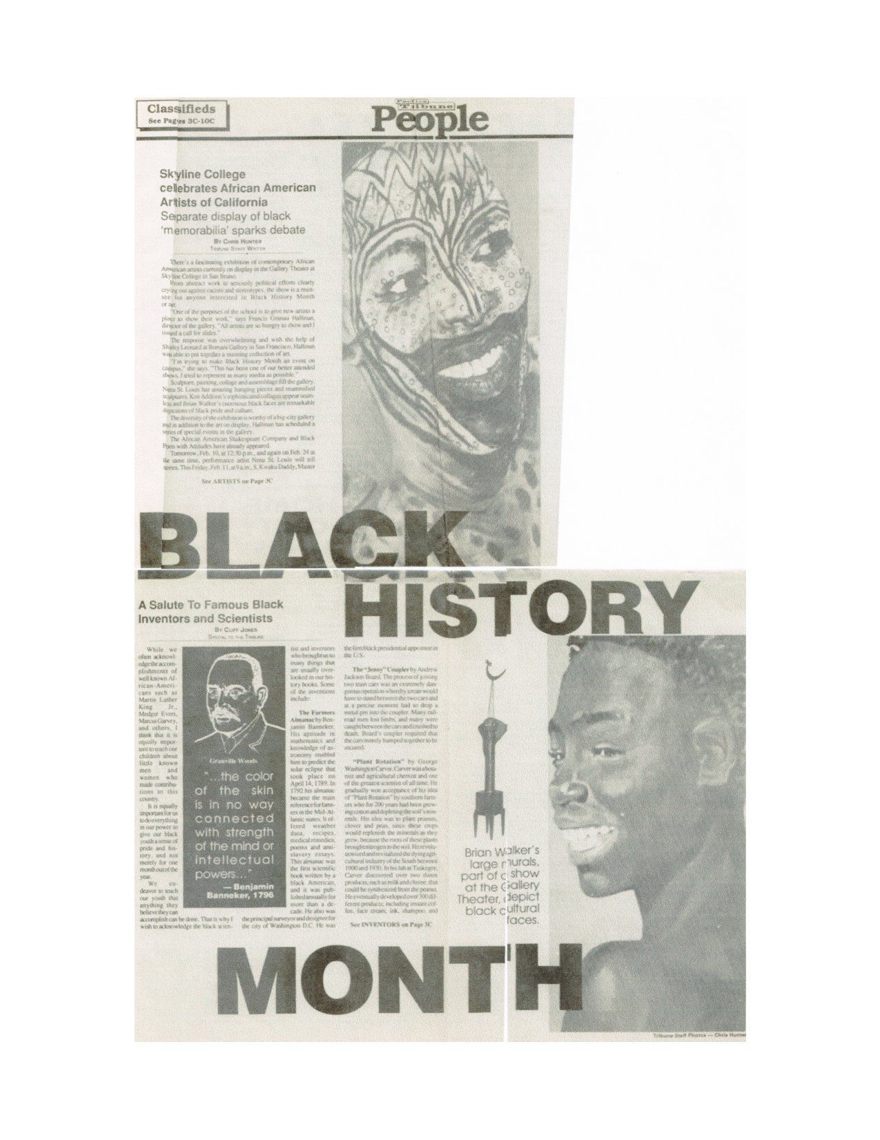 Oakland Tribune article: Skyline College celebrates African American Artists of California